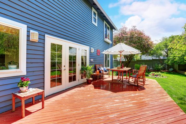 Blue Siding Installation in Xenia