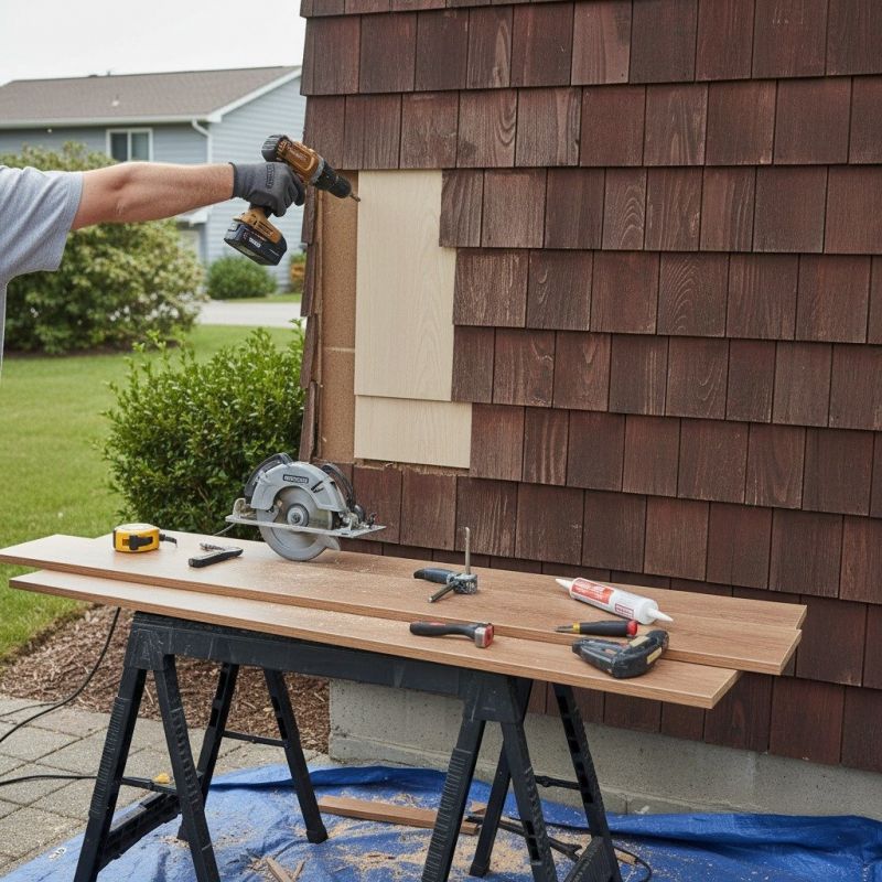 Exterior Wood Siding Repair